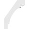 Ekena Millwork 3 1/2-in. W x 20-in. D x 28-in. H Merced Architectural Grade PVC Knee Brace BRCP035X20X28MRC - alternate 2